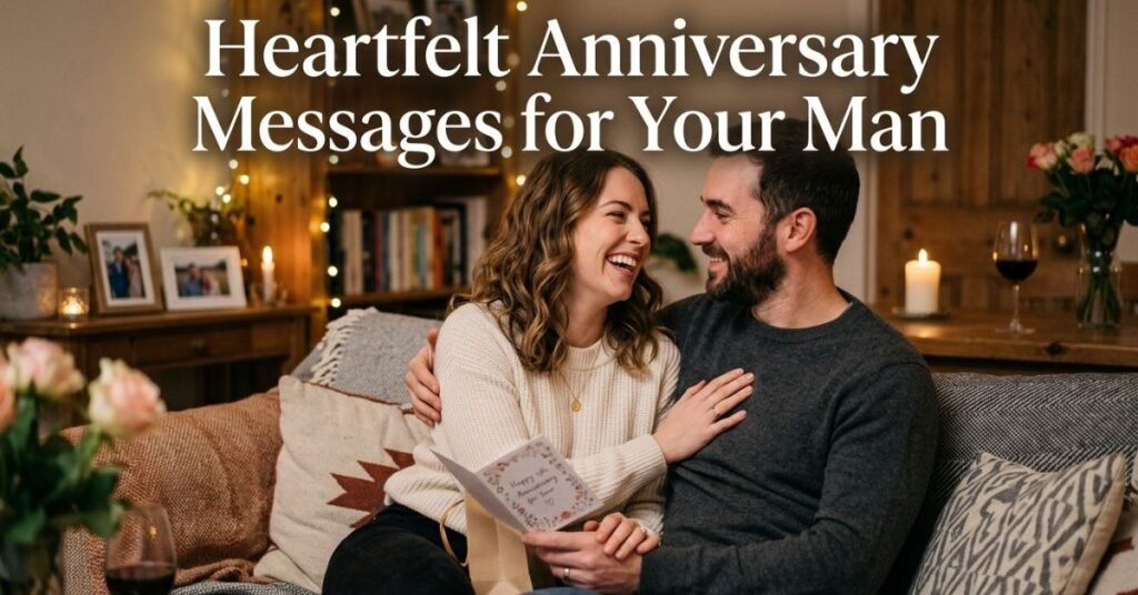 Heartfelt Anniversary Messages for Your Man
