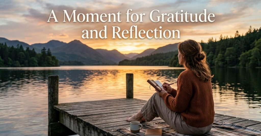 A Moment for Gratitude and Reflection