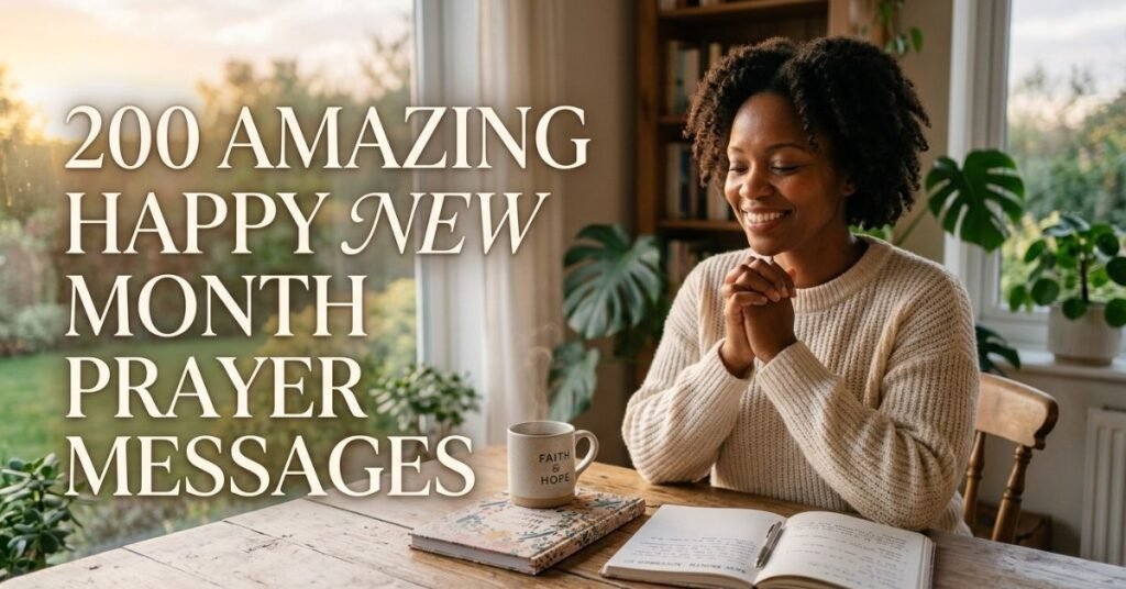 200 Amazing Happy New Month Prayer Messages