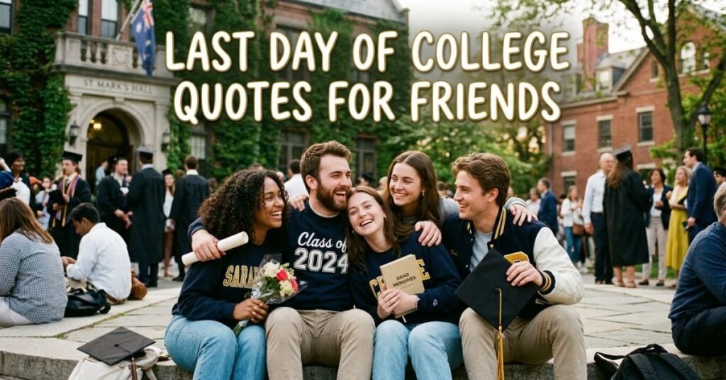 Last Day of College Quotes for Friends