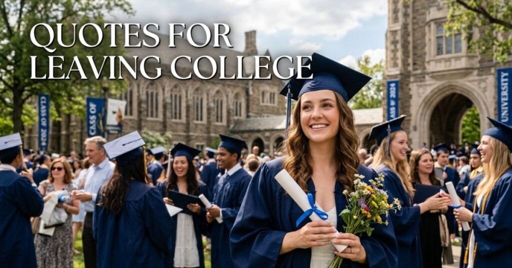 Quotes for Leaving College