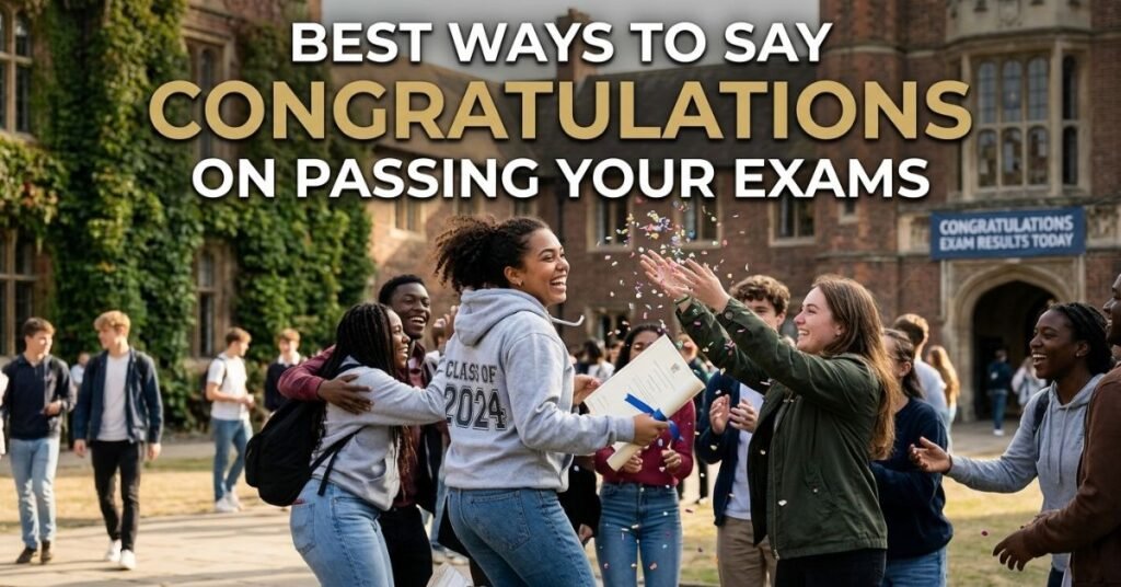 Best Ways to Say Congratulations on Passing Your Exams