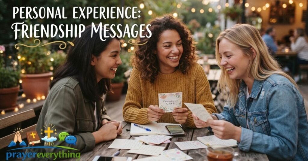 Personal Experience: Friendship Messages