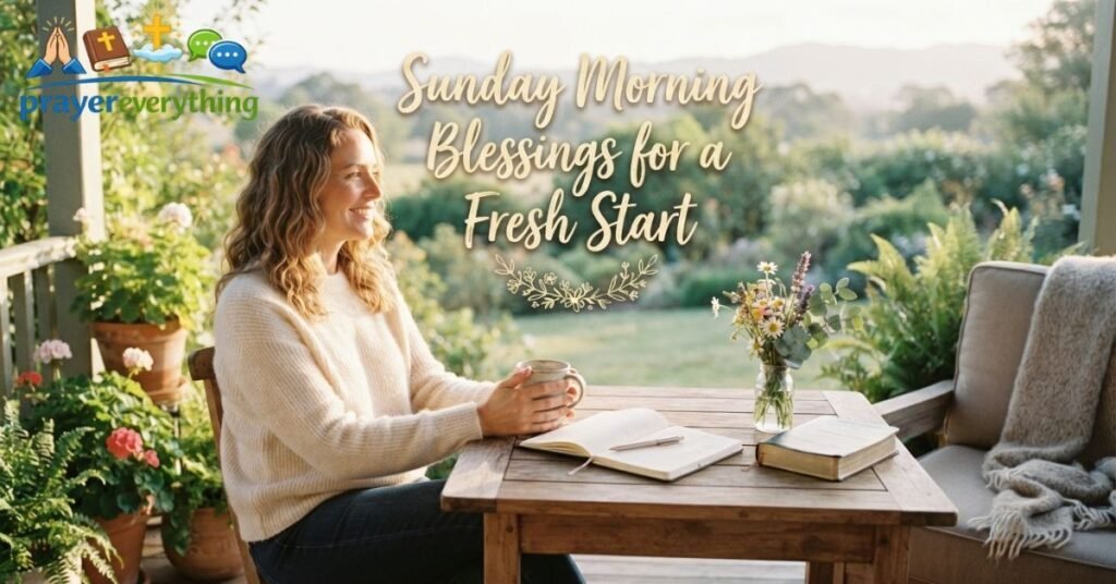 Sunday Morning Blessings for a Fresh Start