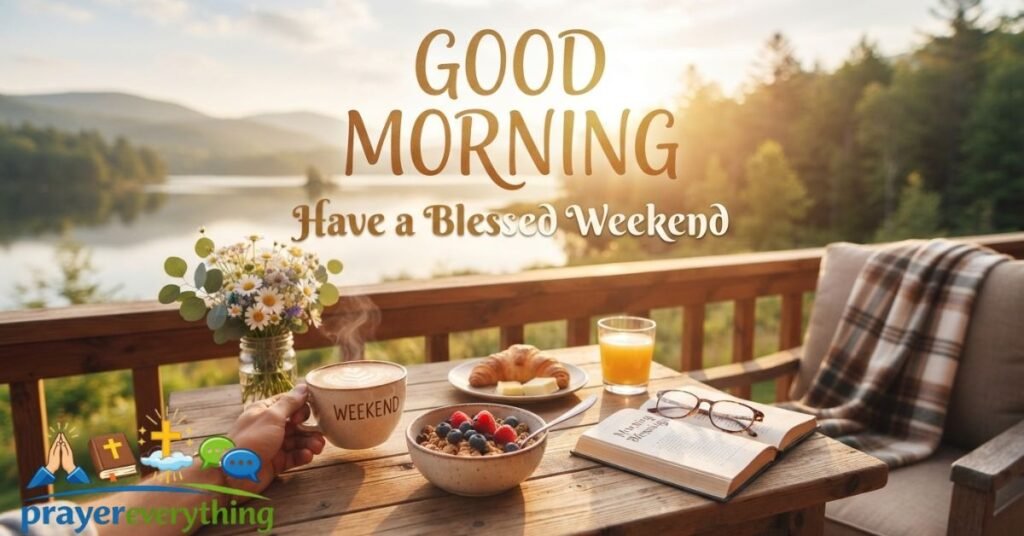 Good Morning Have a Blessed Weekend