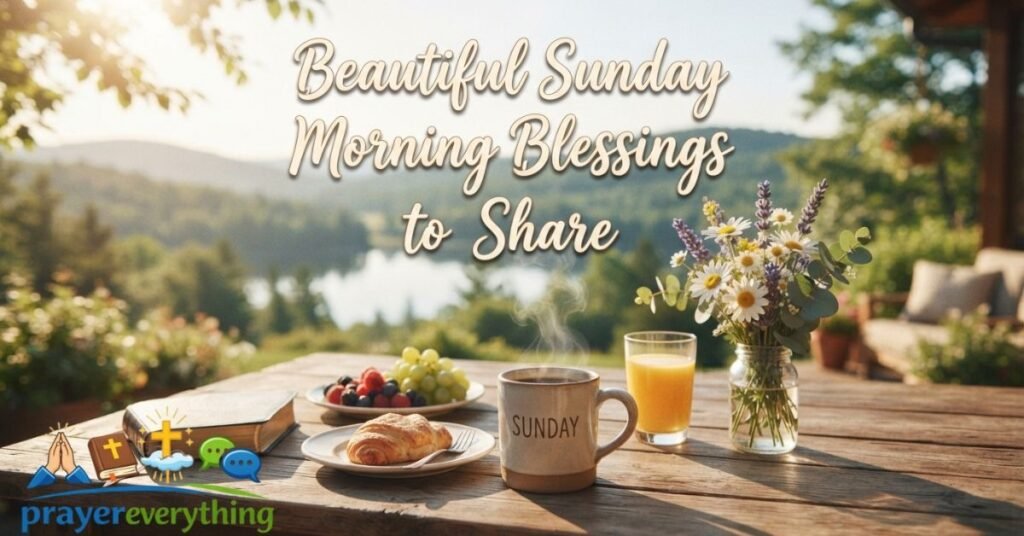 Beautiful Sunday Morning Blessings to Share