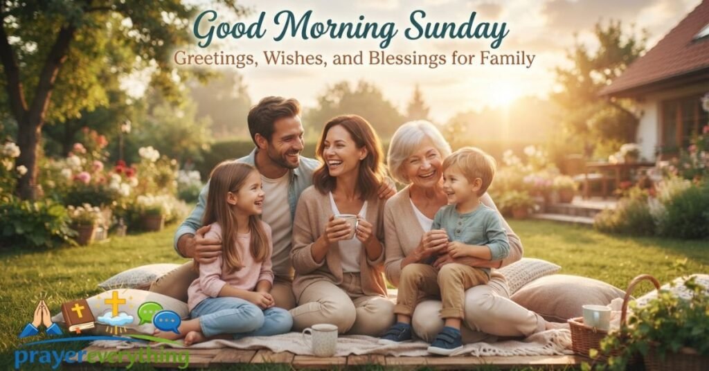 Good Morning Sunday Greetings, Wishes, and Blessings for Family