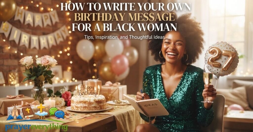 How to Write Your Own Birthday Message for a Black Woman