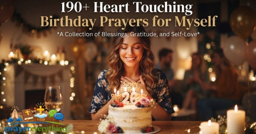 190+ Heart-Touching Birthday Prayers for Myself