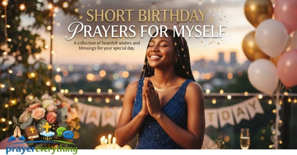 Short Birthday Prayers for Myself