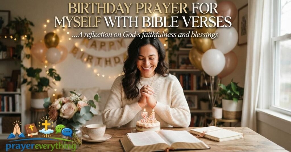 Birthday Prayer for Myself With Bible Verses