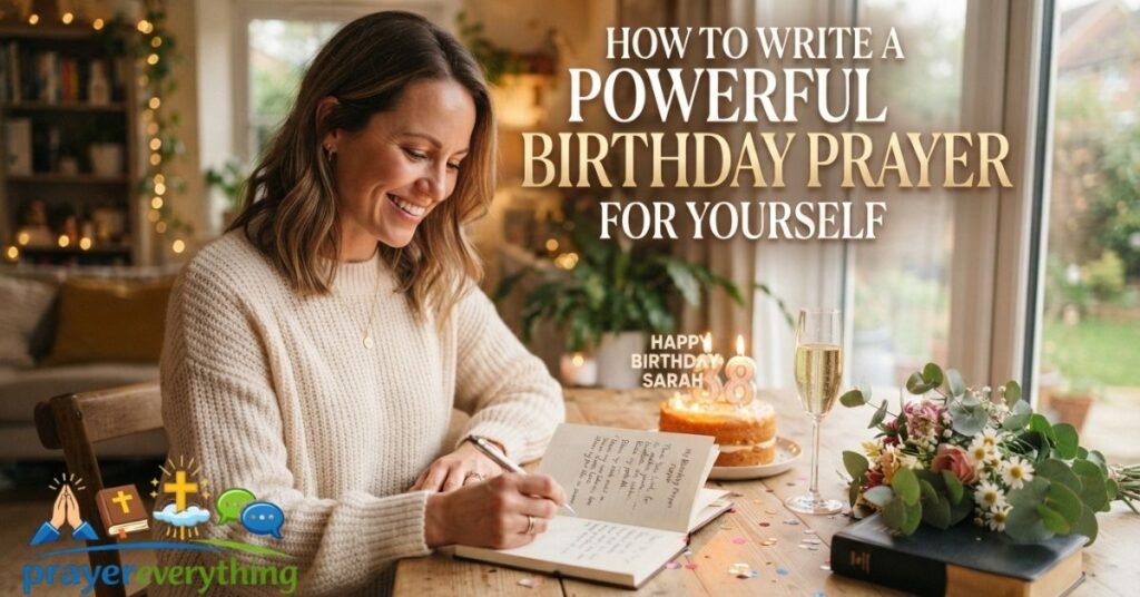 How to Write a Powerful Birthday Prayer for Yourself