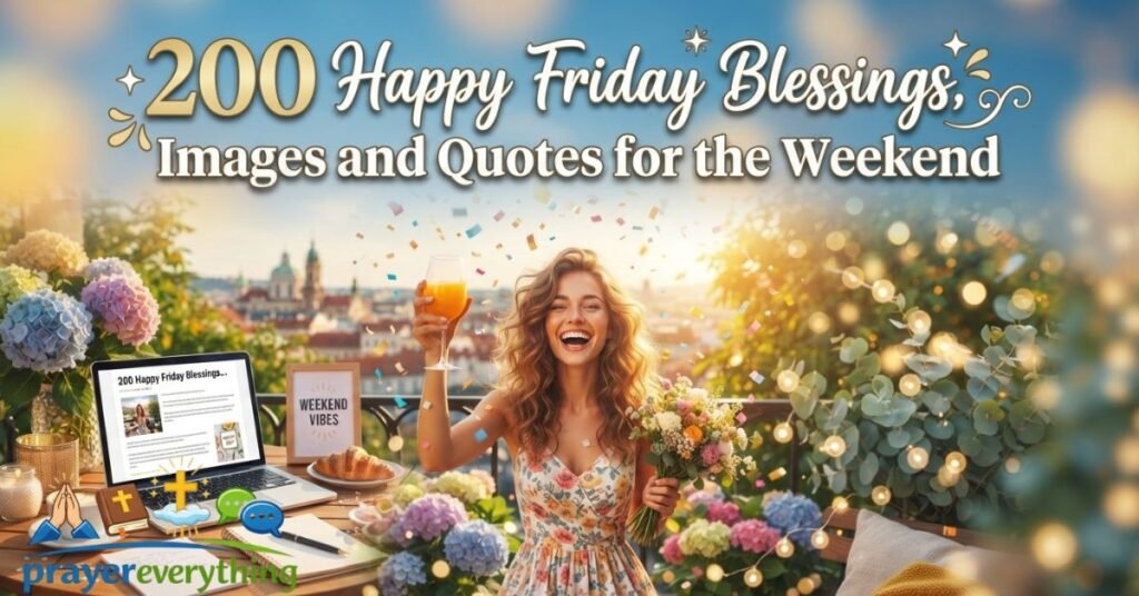 200 Happy Friday Blessings, Images and Quotes for the Weekend