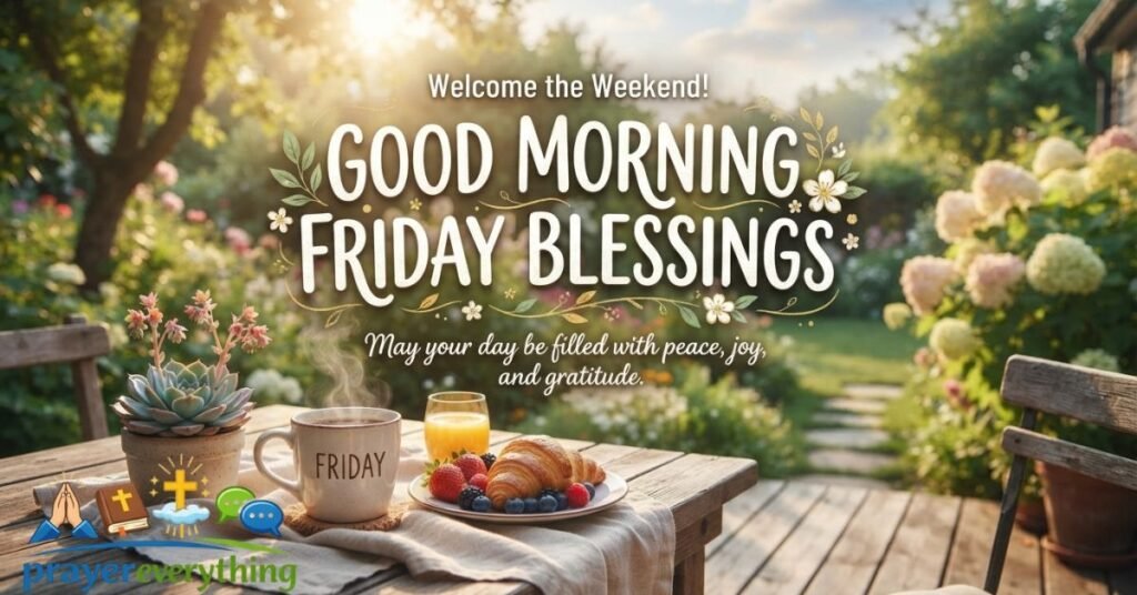 Good Morning Friday Blessings