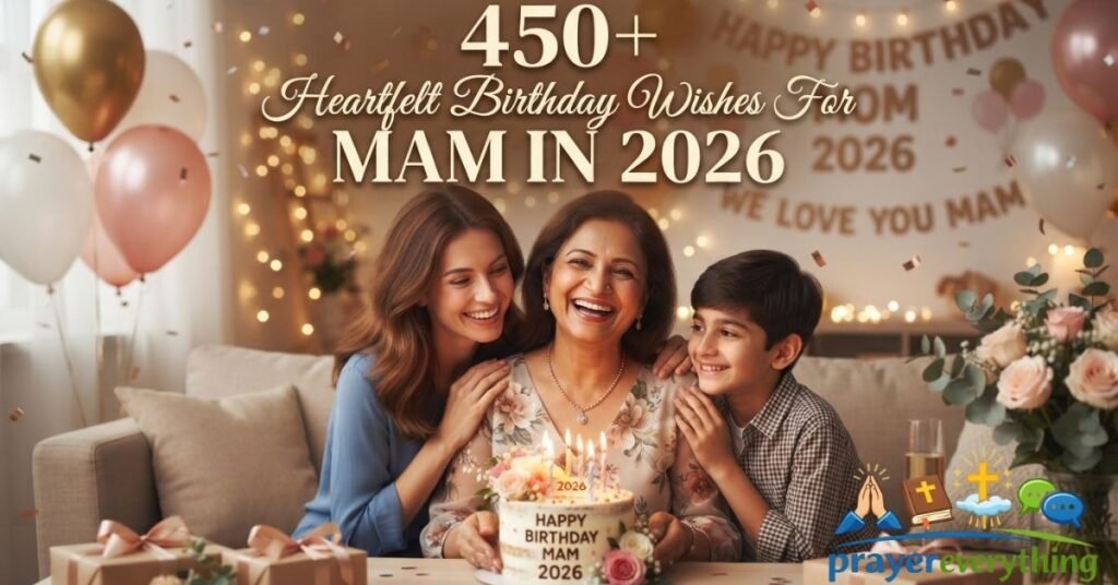 450+ Heartfelt Birthday Wishes For Mam in 2026