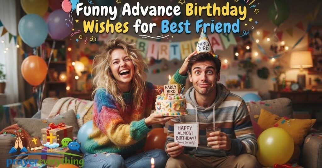 Funny Advance Birthday Wishes for Best Friend
