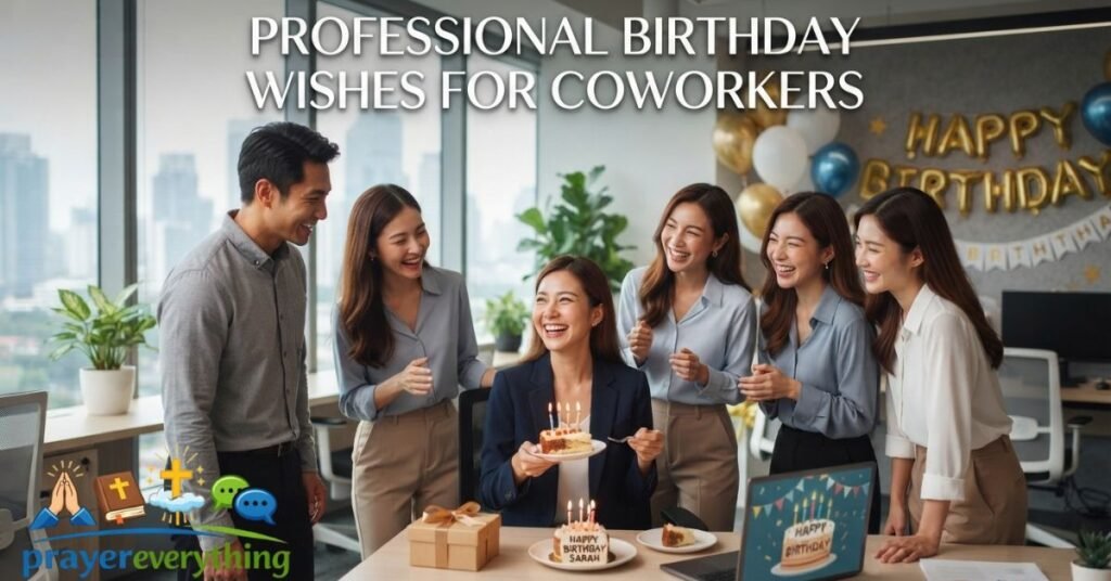 Professional Birthday Wishes for Coworkers