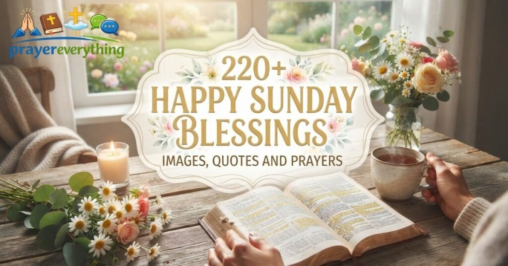 220+ Happy Sunday Blessings Images, Quotes and Prayers