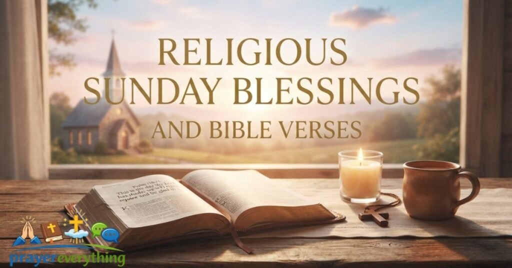 Religious Sunday Blessings and Bible Verses