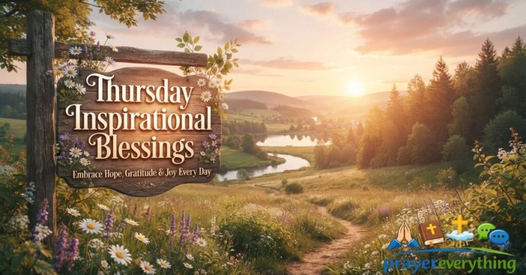 Thursday Inspirational Blessings