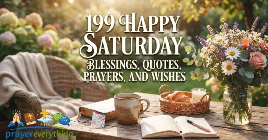 199 Happy Saturday Blessings, Quotes, Prayers, and Wishes