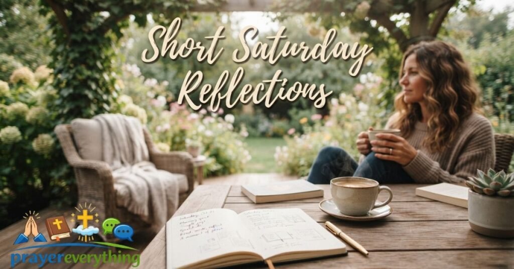 Short Saturday Reflections