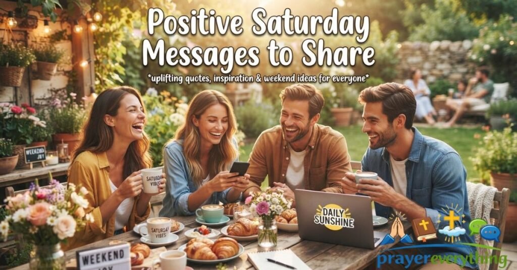 Positive Saturday Messages to Share