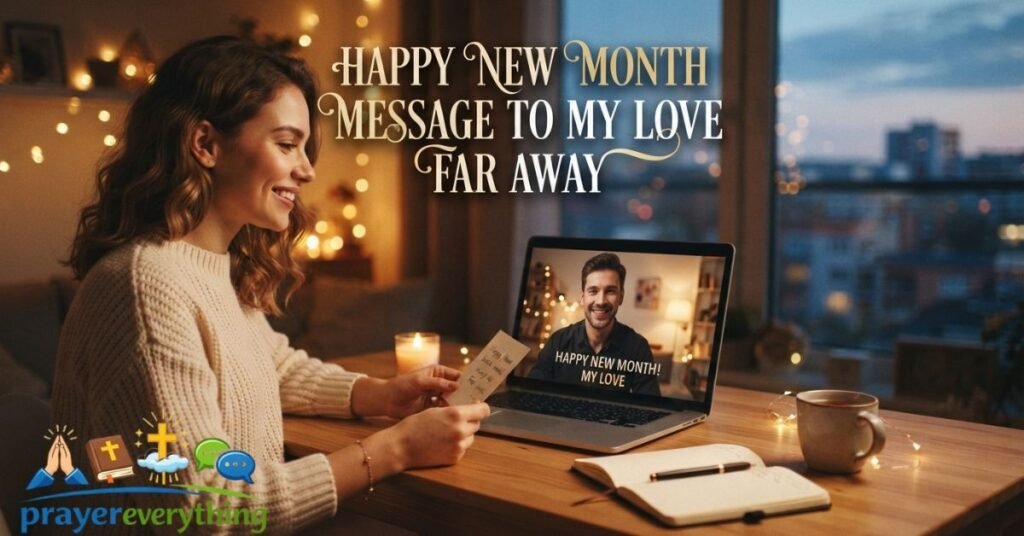 Happy New Month Message to My Love Far Away
