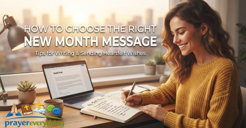 How to Choose the Right New Month Message