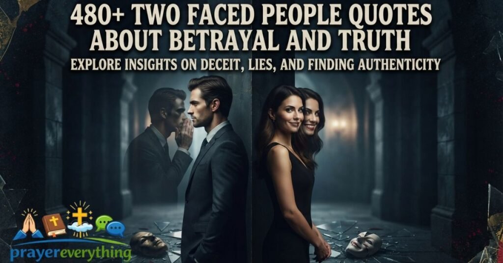 480+ Two Faced People Quotes About Betrayal and Truth
