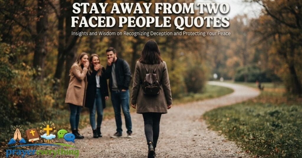 Stay Away From Two Faced People Quotes