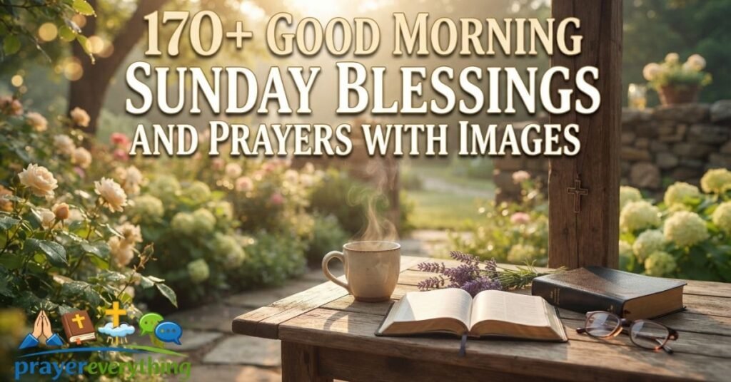 170+ Good Morning Sunday Blessings and Prayers with Images