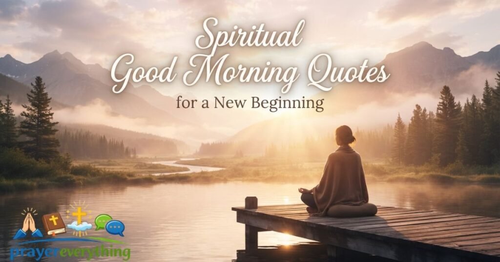 Spiritual Good Morning Quotes for a New Beginning