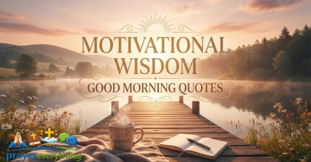 Motivational Wisdom Good Morning Quotes