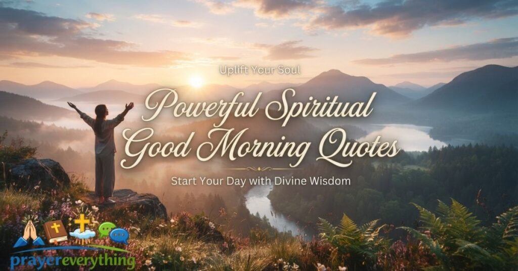 Powerful Spiritual Good Morning Quotes