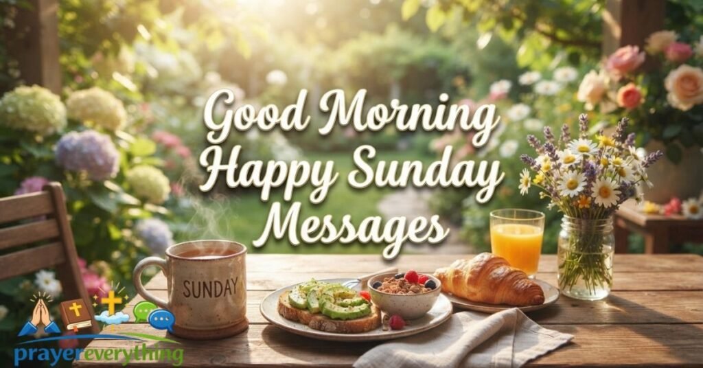 Good Morning Happy Sunday Messages