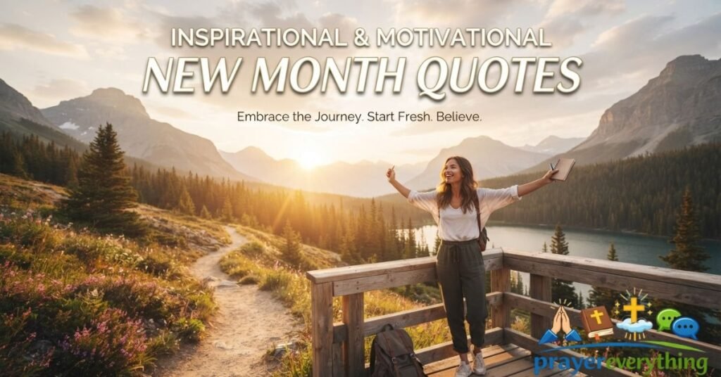 Inspirational & Motivational New Month Quotes