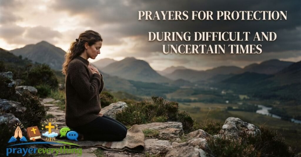 Prayers for Protection During Difficult and Uncertain Times