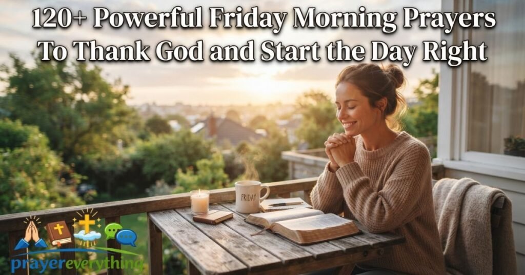 120+ Powerful Friday Morning Prayers to Thank God and Start the Day Right