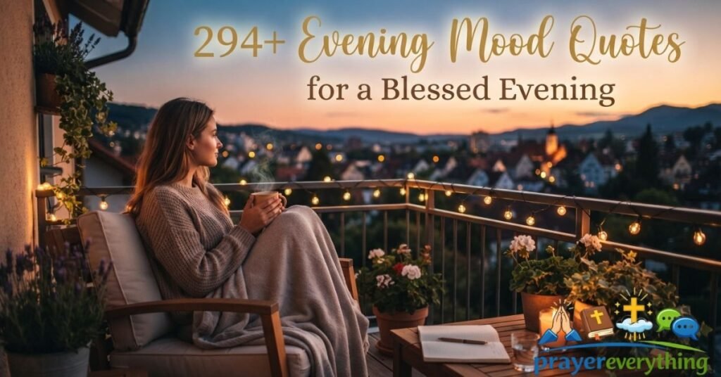 294+ Evening Mood Quotes for a Blessed Evening