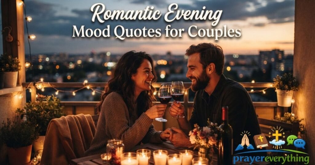 Romantic Evening Mood Quotes for Couples