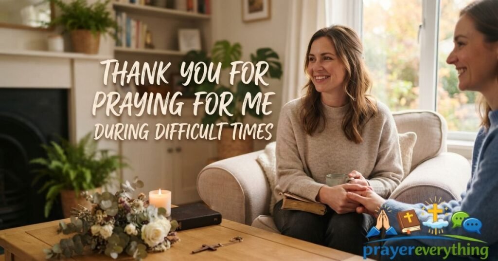 Thank You For Praying For Me During Difficult Times