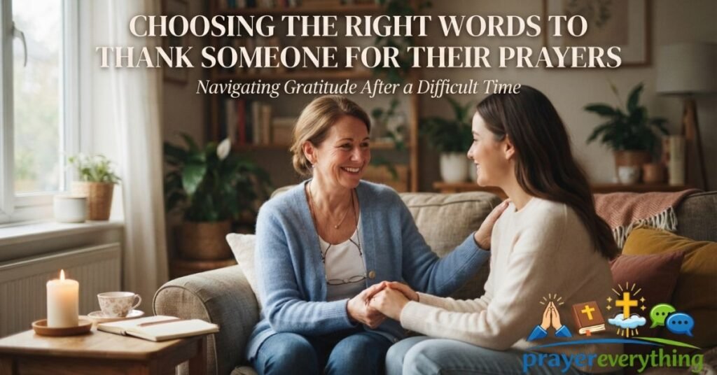 Choosing the Right Words to Thank Someone for Their Prayers