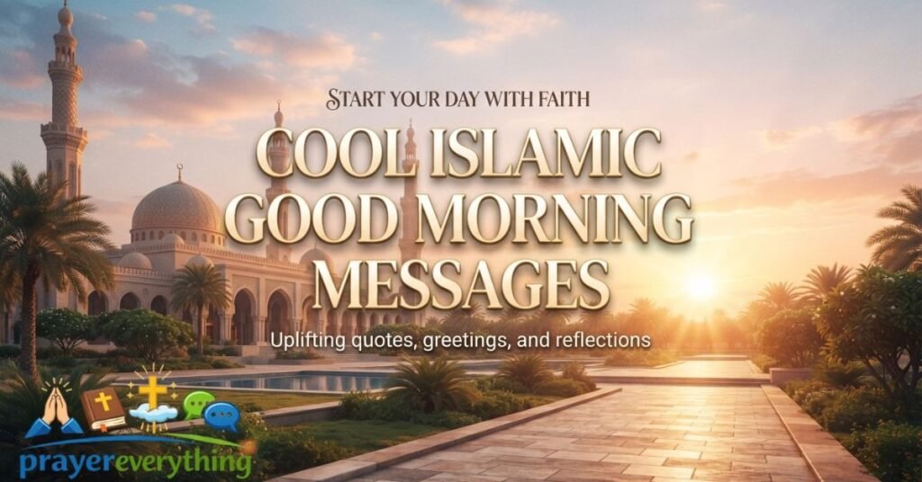 Cool Islamic Good Morning Messages