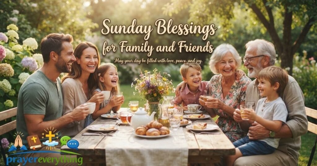 Sunday Blessings for Family and Friends