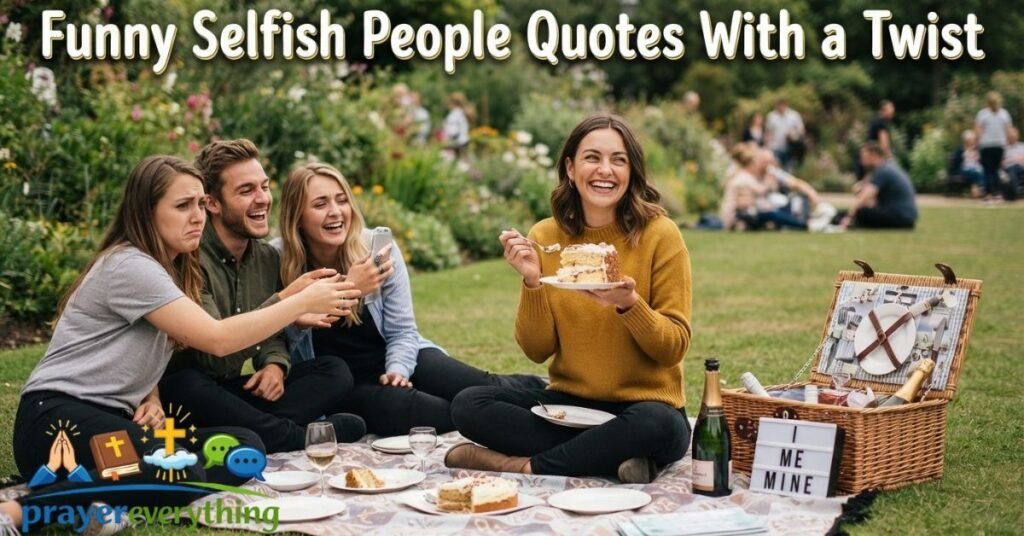 Funny Selfish People Quotes With a Twist