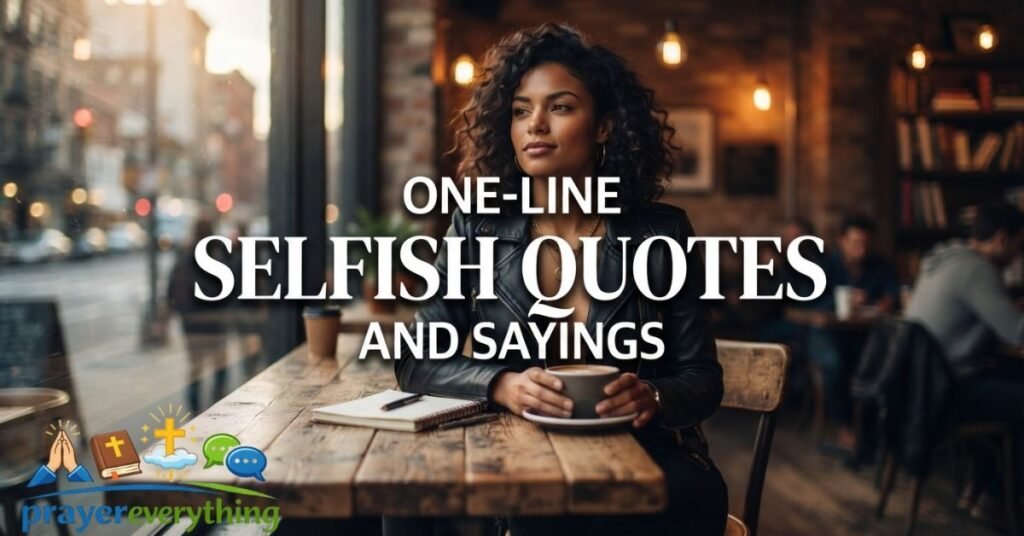 One-Line Selfish Quotes and Sayings