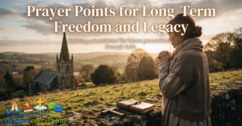 Prayer Points for Long-Term Freedom and Legacy (391–450+)