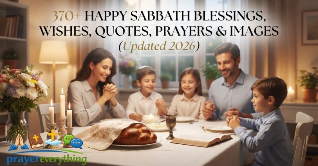 370+ Happy Sabbath Blessings, Wishes, Quotes, Prayers & Images (Updated 2026)