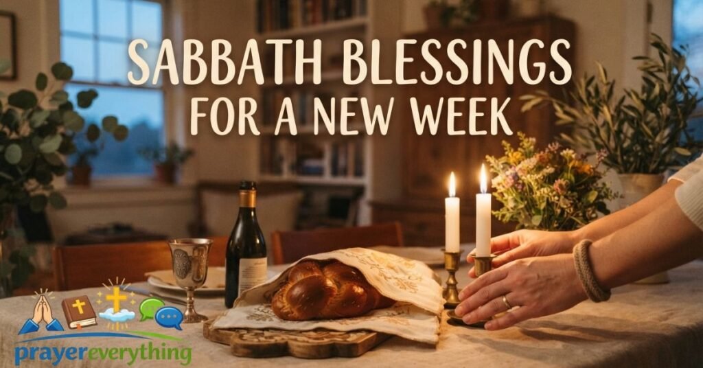 Sabbath Blessings for a New Week